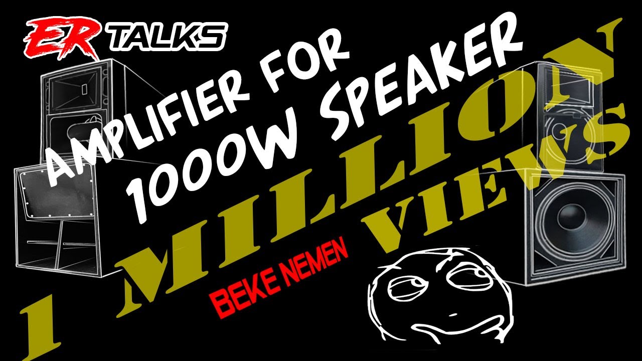 AMPLIFIER PARA SA 1000W SPEAKER