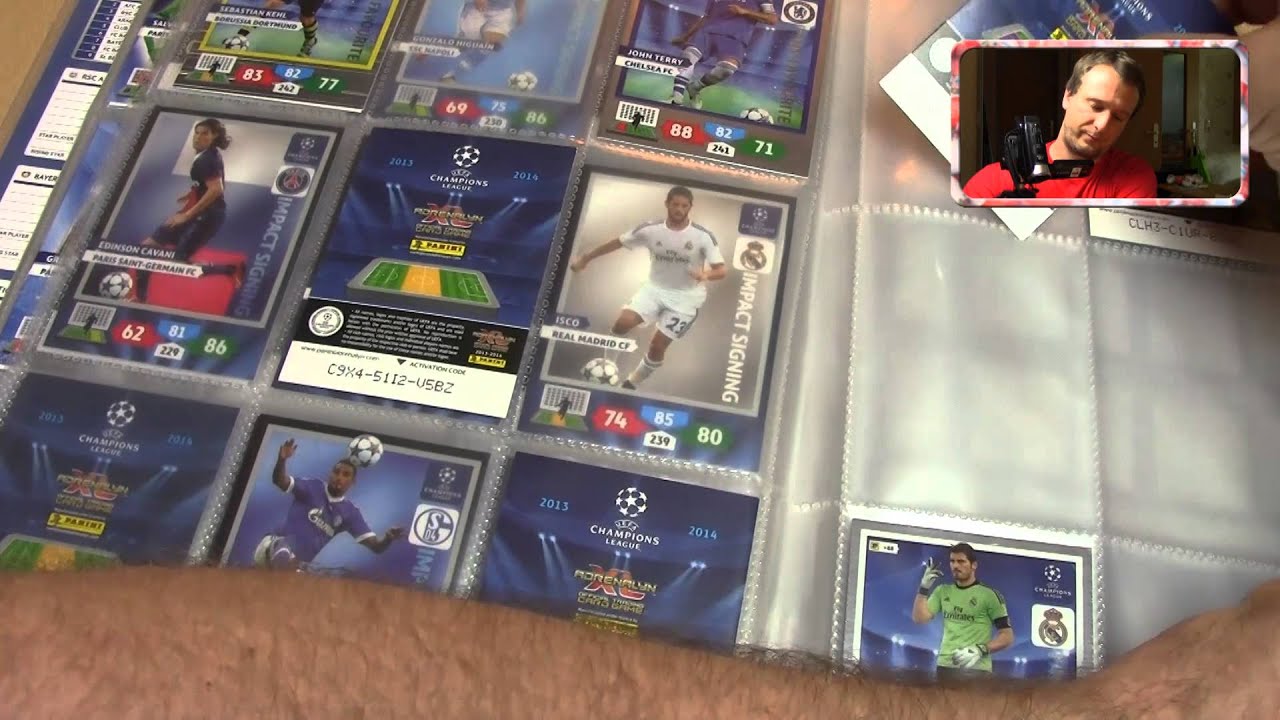 Adrenalyn XL Sammelmappe Champions League 2013 2014 UPDATE