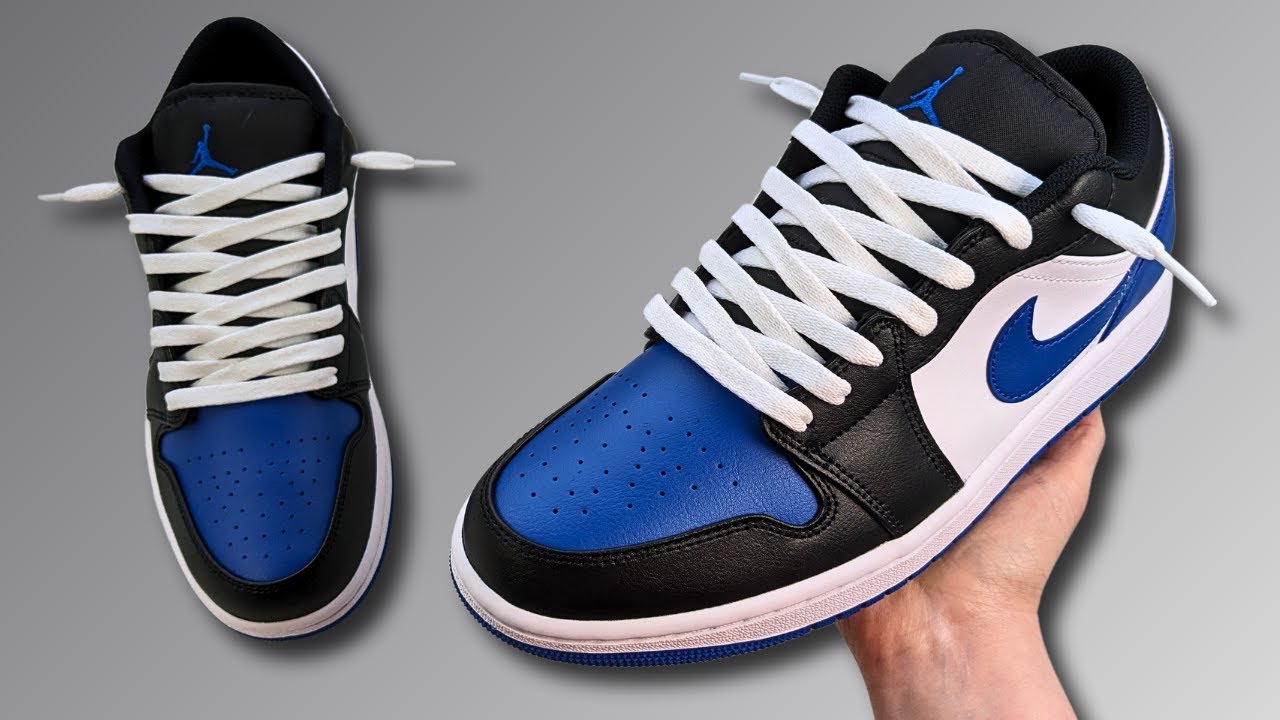 КАК РАЗВЯЗАТЬ ШНУРОВКУ НА КРОССОВКАХ NIKE AIR JORDAN 1 LOW | Как зашнуровать Jordan 1