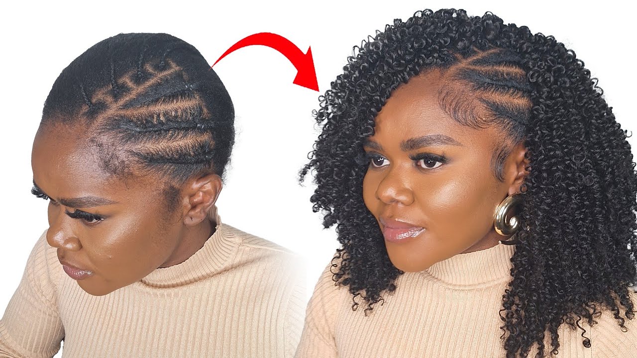 Easy and Quick Crochet Hairstyle/ NO LEAVE-OUT/ Beginner Friendly