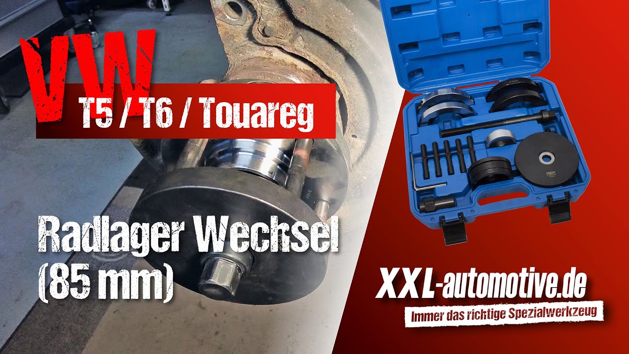 VW T5 Radlager (85 mm) wechseln – ohne Achsschenkel Ausbau