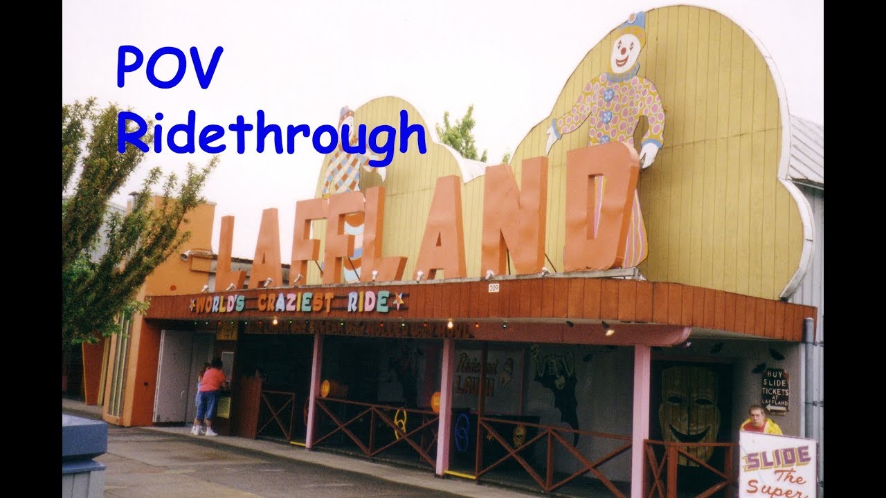Laffland Sylvan Beach dark ride FULL POV with lights off 2003