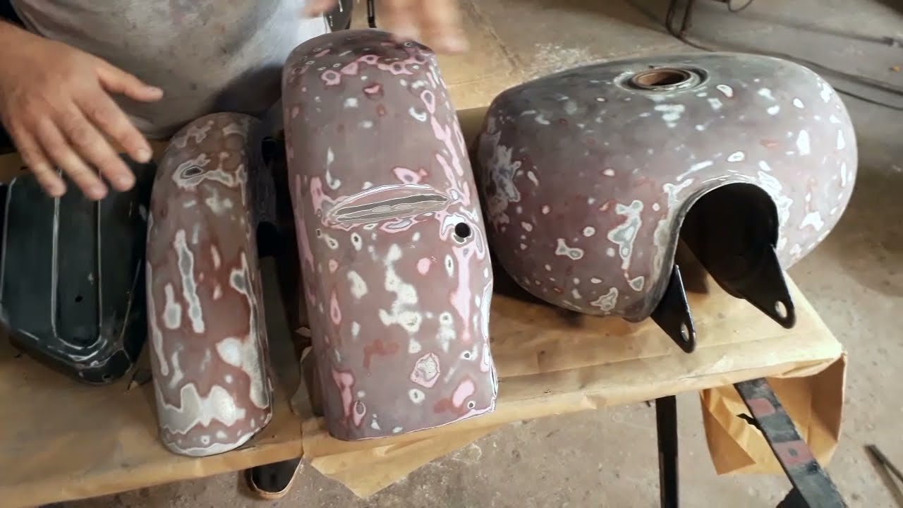 Como pintar tu moto desde cero primera parte. Con las partes de #MecanicaAlejandro