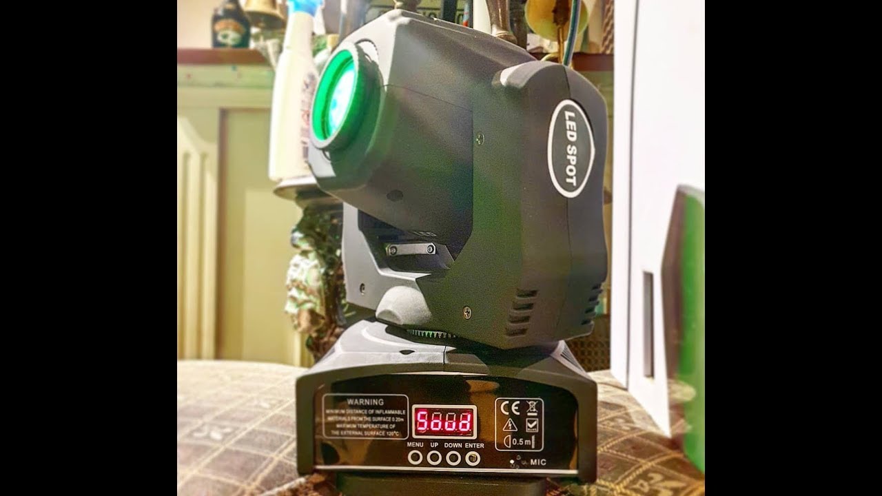 80W LED Moving Head generic fixture review u'king