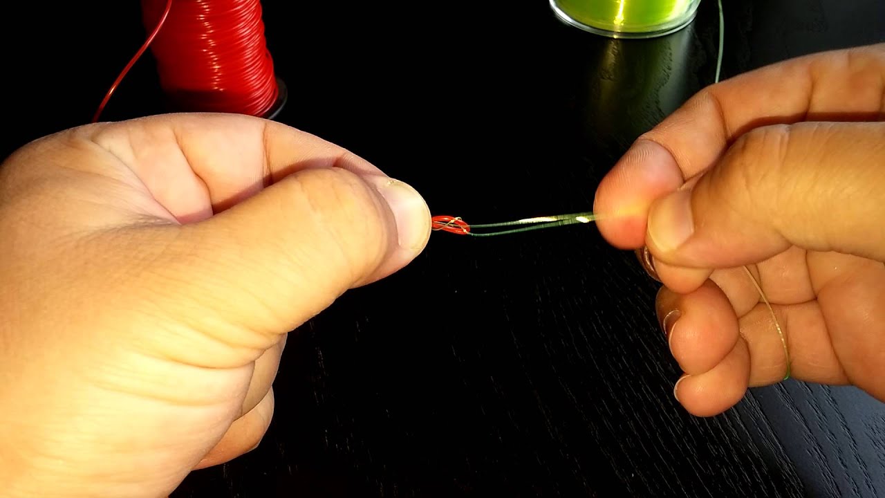 Albright fishing knot. Рыболовный узел Albright fishing knot.