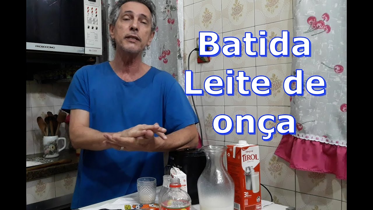 Como fazer Leite de onça- Batida deliciosa