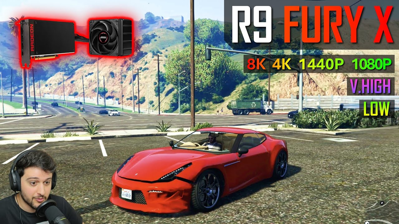 AMD Radeon R9 FURY X в GTA 5!!