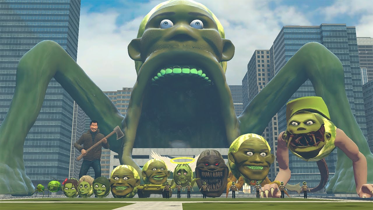 SIZE COMPARISON OF ALL THE NEWEST VERSIONS OF LIN GANG MELON! - Garry's Mod