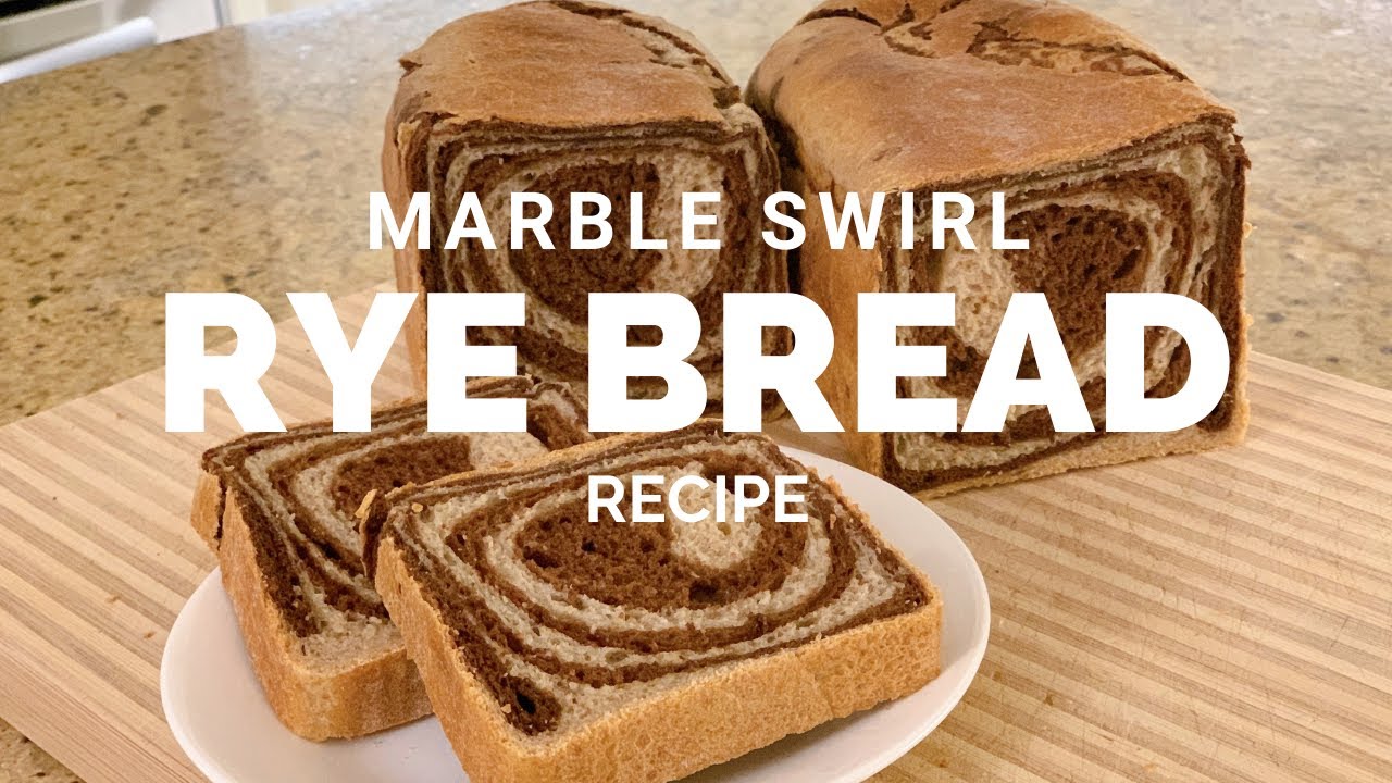 How to Make a Marbled Rye Bread (Perfect Swirl)