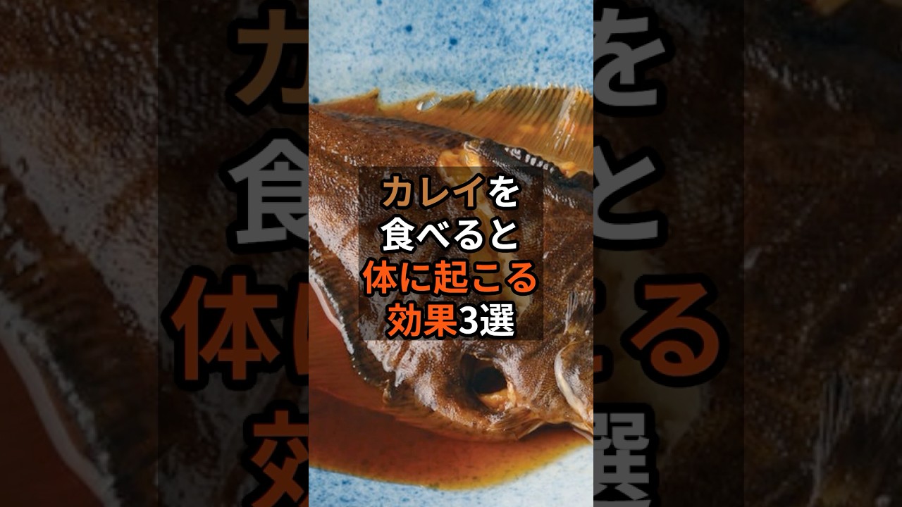 :🐟【カレイを食べると体に起こる効果3選】