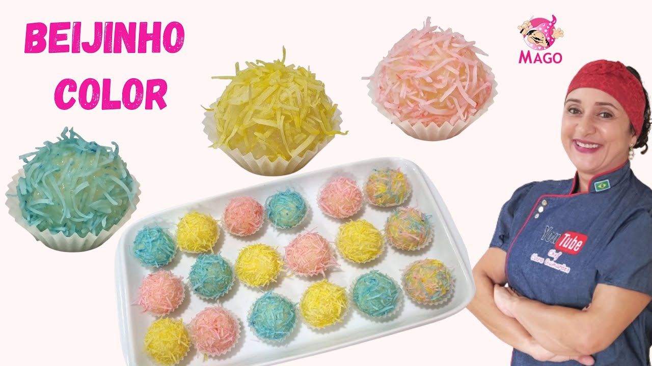 Como fazer  BEIJINHO COLOR  fácil e rápido (Aula Mago)
