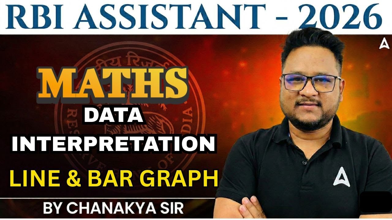 RBI Assistant Preparation 2026 | Data Interpretation | Maths Class By Chanakya Sir