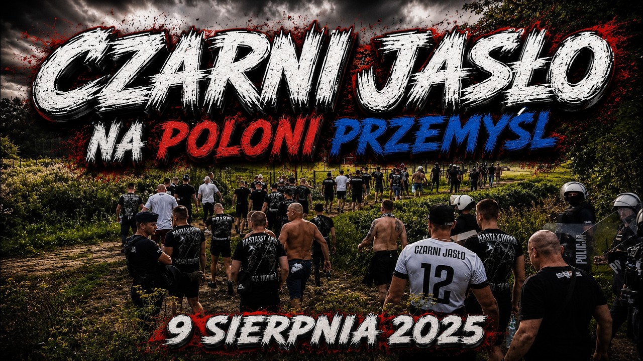 Polonia Przemyśl - CZARNI 1910 JASŁO 1:1 (9 sierpnia 2025) - wideo z WYJAZDU