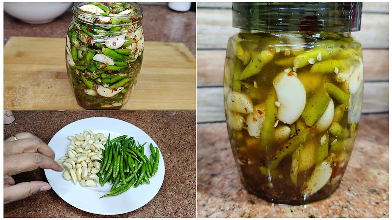 Mirch Aur Lehsun Ka Masaledar Oil free Achar Jo Ban Jae Minto Mein | Easy Achar Recipe