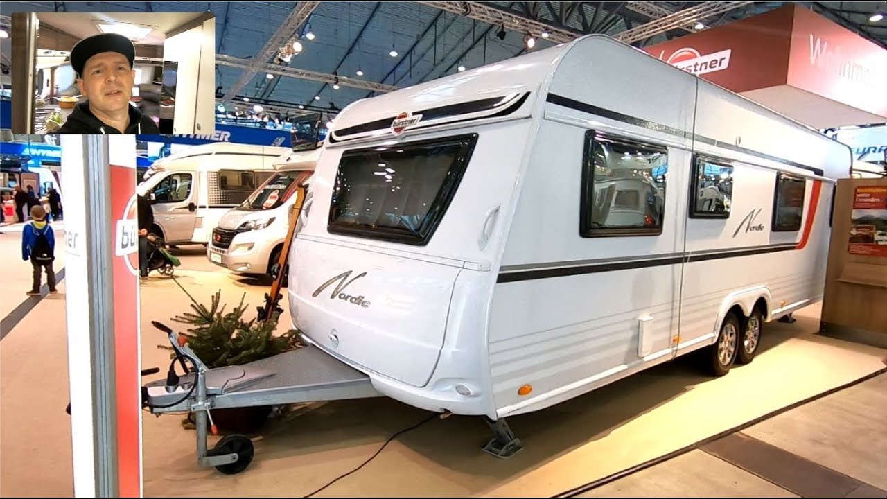 Bürstner Averso Nordic 700 TS Caravan Camping RV travel trailer by hymer walkaround + interior K1078