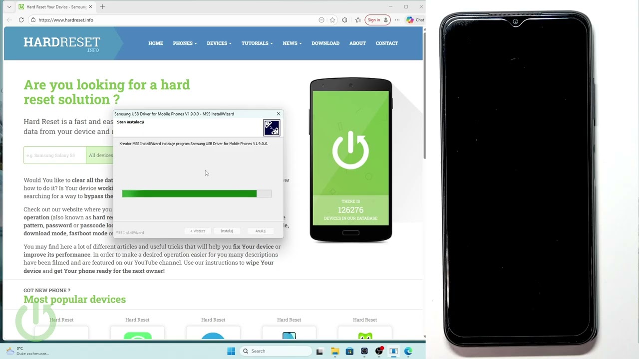 SAMSUNG Galaxy A22 5G &ndash; Jak wgrać fabryczny ROM przez Odin