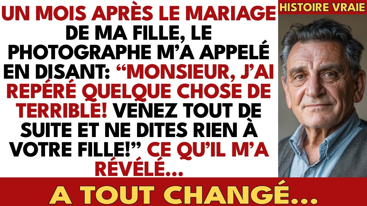 Le Photographe M’A Appelé Et A Dit Avoir Vu Quelque Chose De Troublant Dans Les Photos De Mariage
