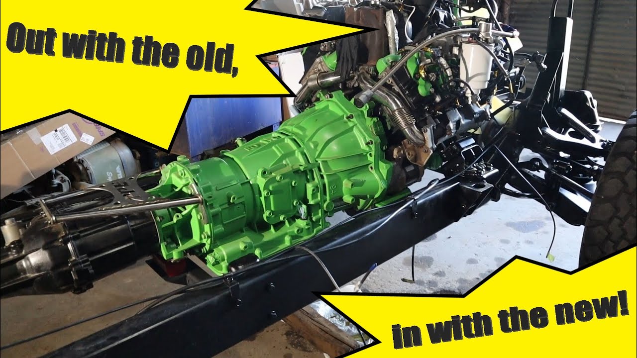It fits! Duramax Swap in the Frame! - Project Duramax Humvee