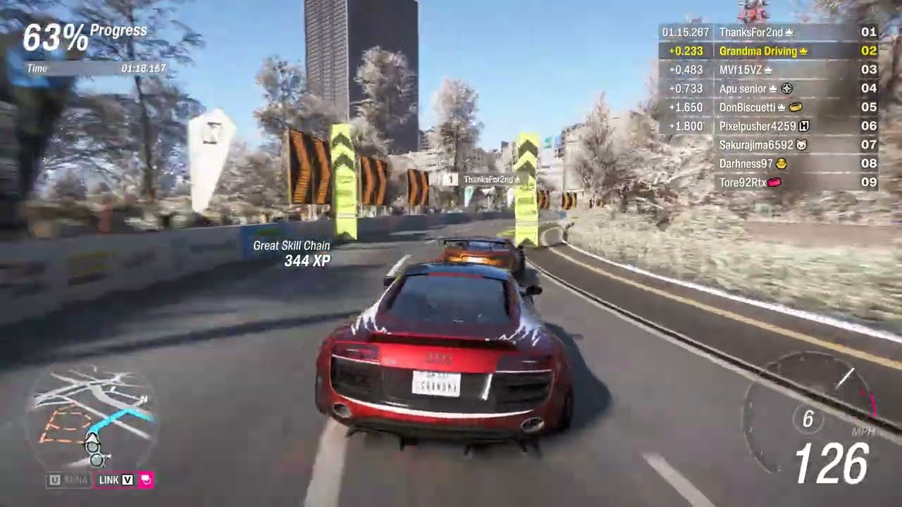 Darius's Audi R8 with a 9500 LMS Engine in S1-Class! (Forza Horizon 6)