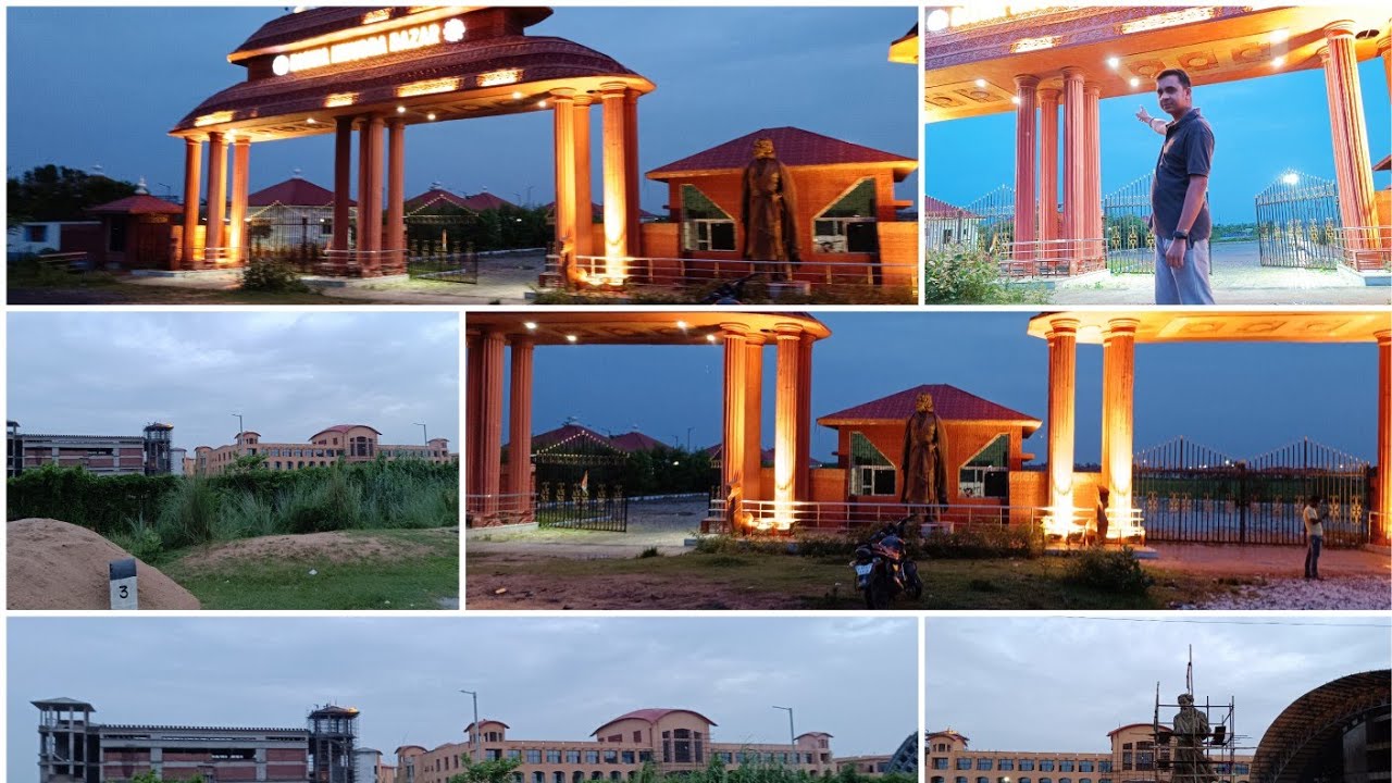 Biswa Bangla University,Gitabita Township Bolpur and Biswa Khudra Bazar! Just Awesome View❤😱