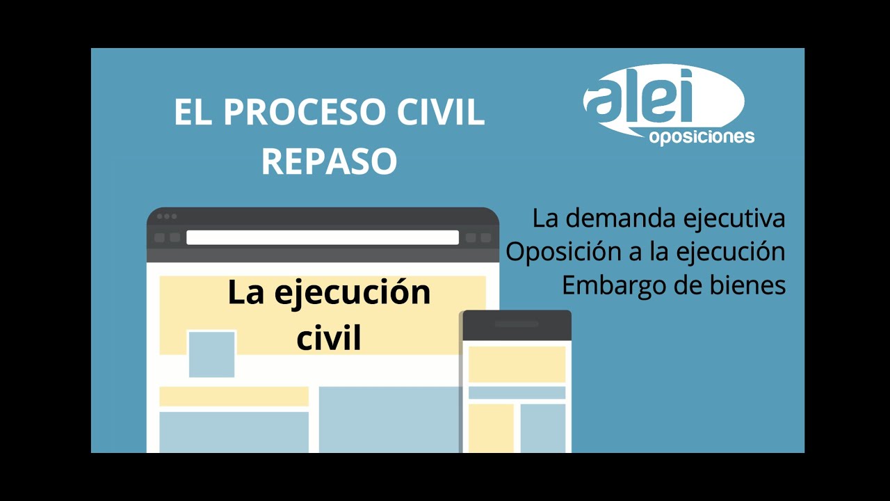 La ejecución civil 1 (Repaso)