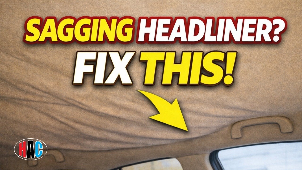 How to replace a Car Headliner Step by Step guide DIY