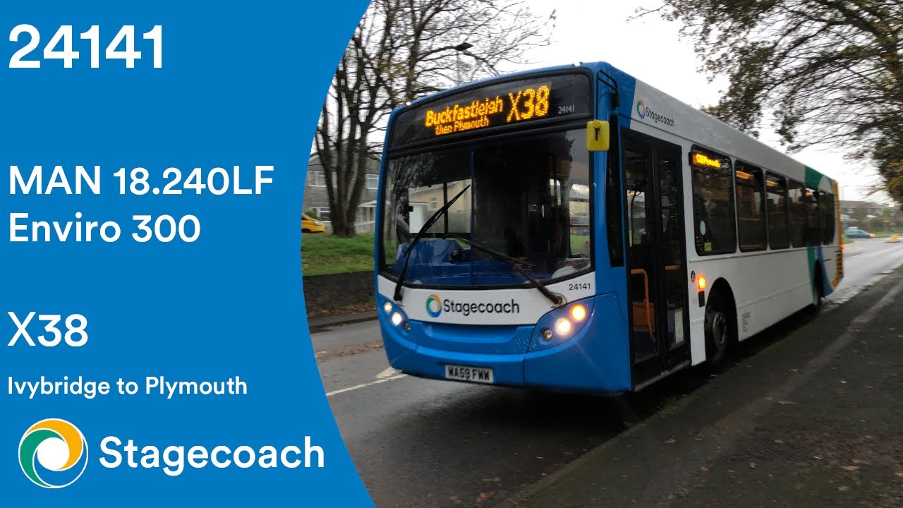 MAN 18.240 Enviro 300 CUMMINS RETROFIT *Full Kickdown* - Stagecoach South West Route X38