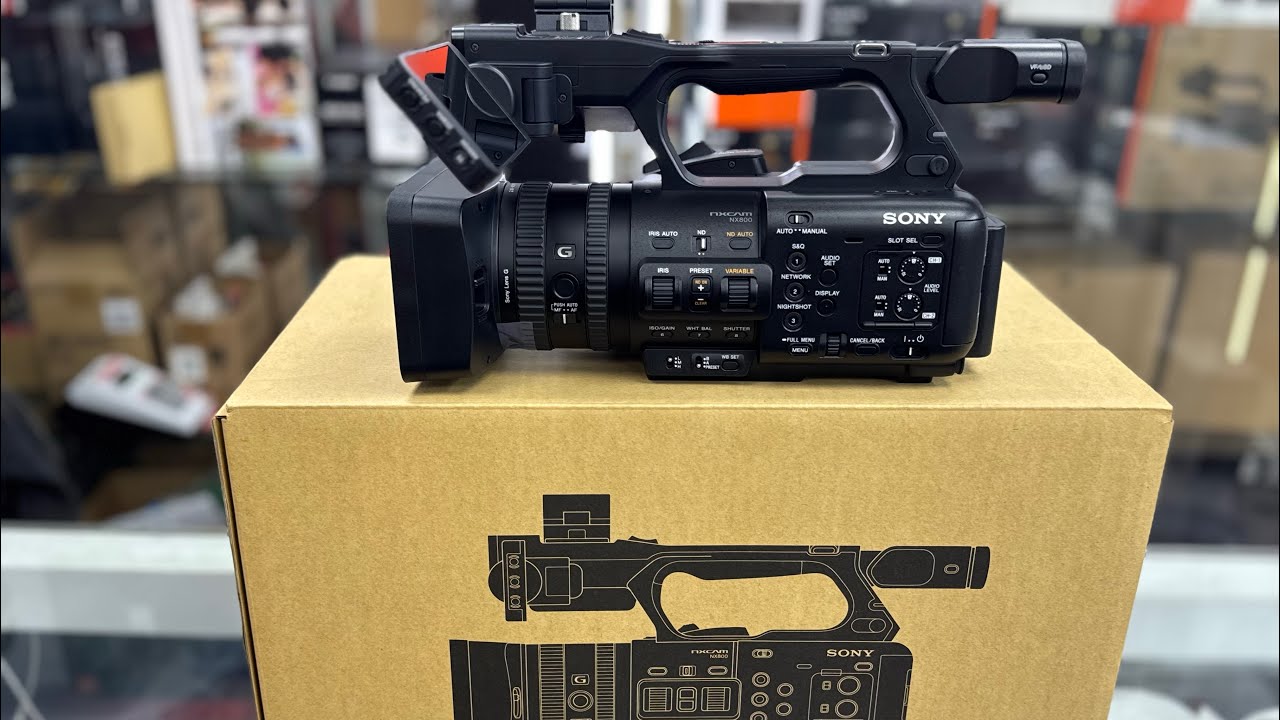 Sony HXR-NX800 4K NXCAM Camcorder Unboxing & Overview Pro Camcorder with CMOS Sensor | 4K HDR 60fps