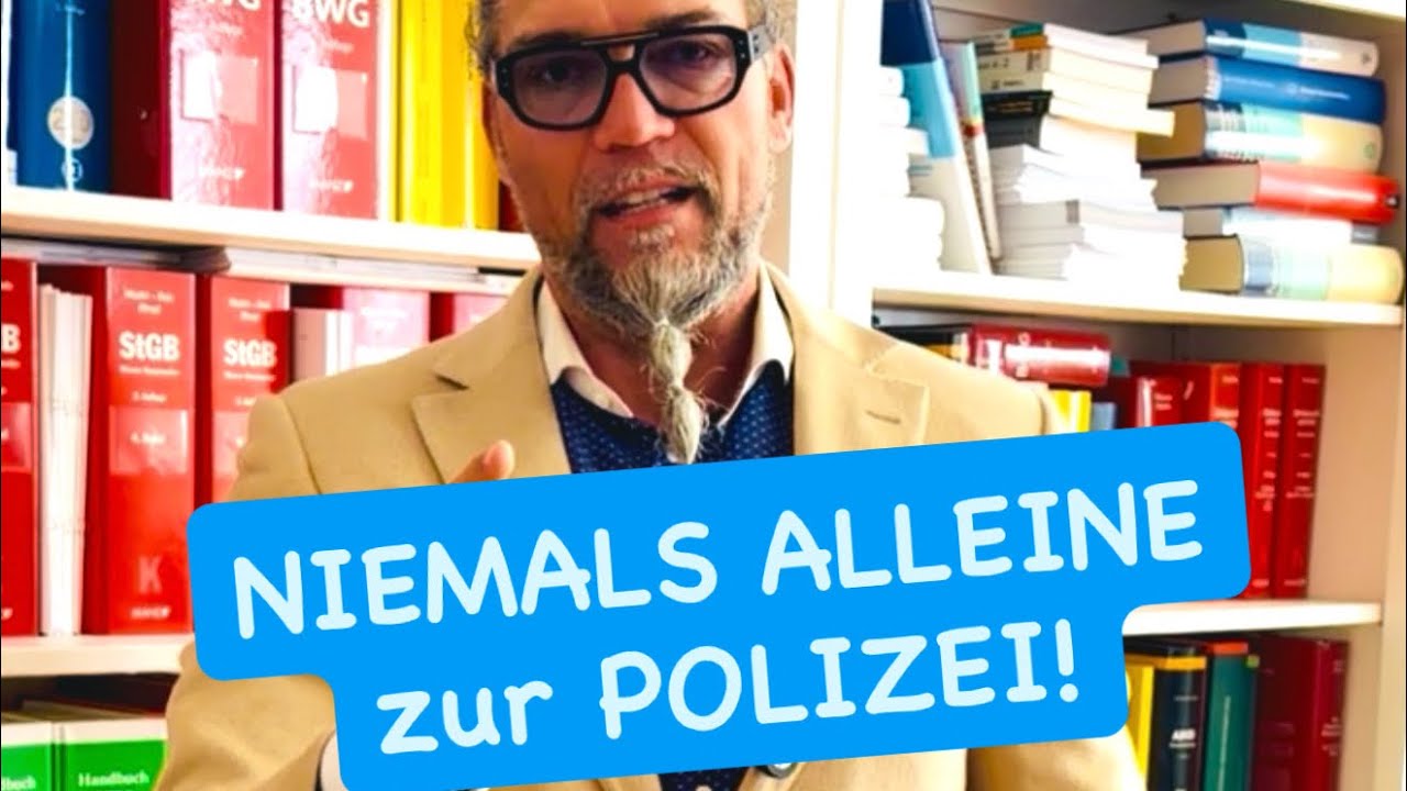 GEHEN SIE NIEMALS ALLEIN ZUR POLIZEI! 🚨 3 Fehler, die Ihr Leben ruinieren
