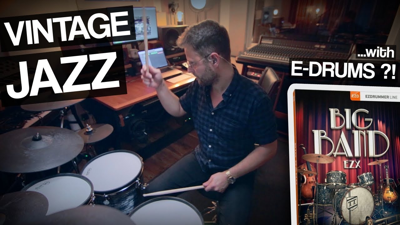 Toontrack EZX Big Band sound demo with drum-tec electronic drums