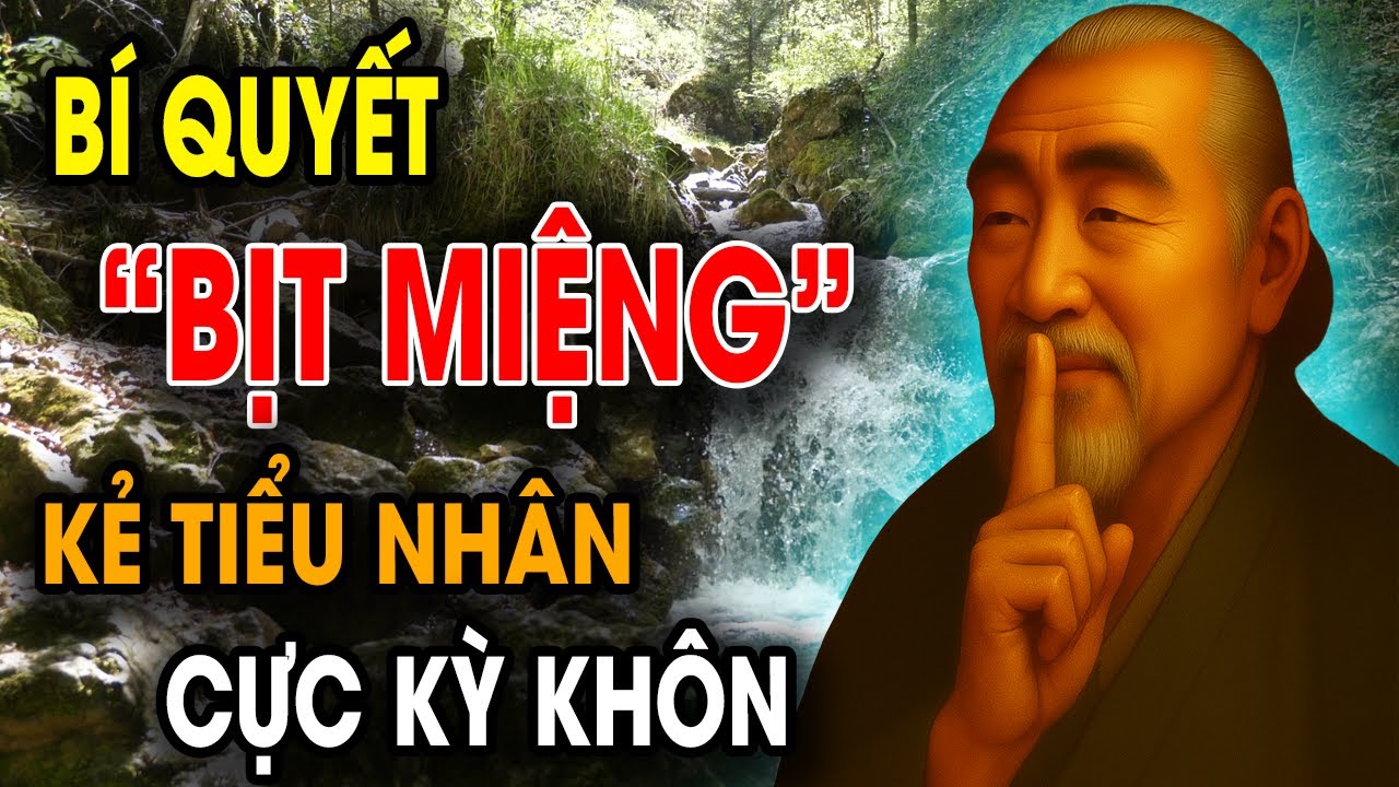CỔ NHÂN DẠY: Bí Quyết sống KHÔN NGOAN khiến KẺ TIỂU NHÂN CÂM HỌNG | Triết Lý Sống