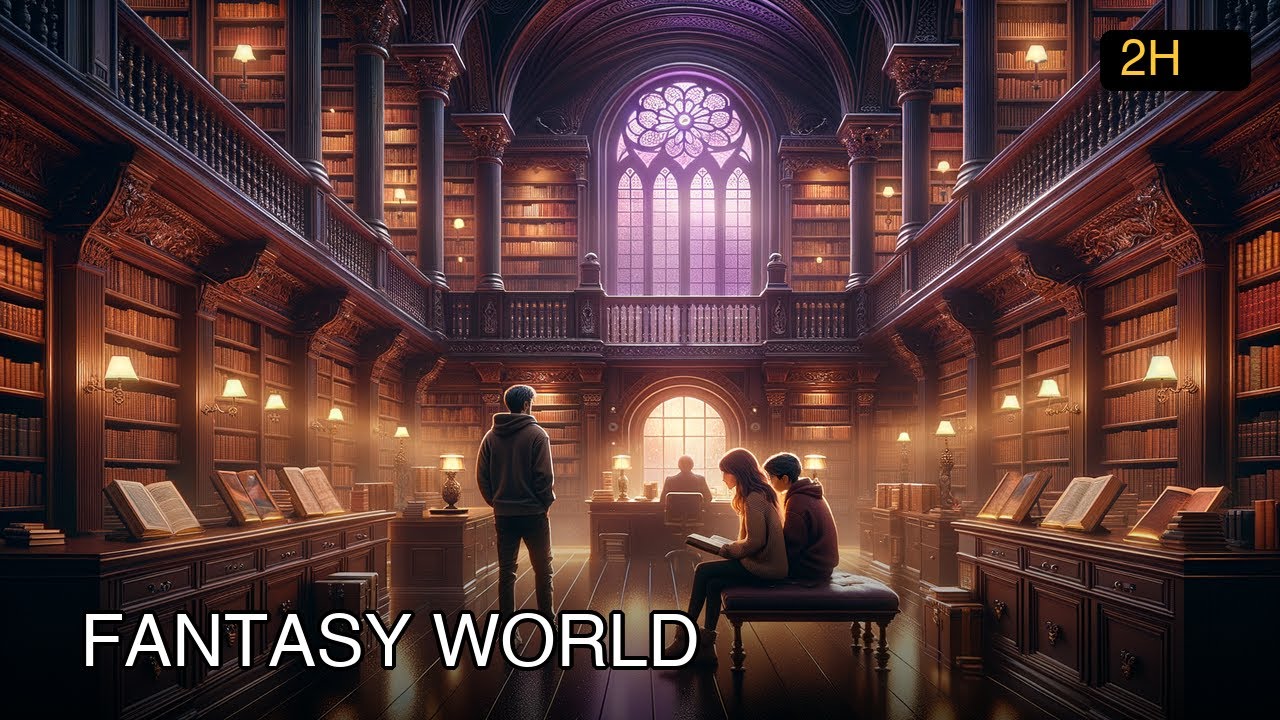 📚 Hogwarts Library — для Чтения и Мечтаний | 2 Часов