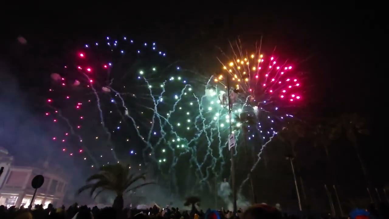 Carnevale di Viareggio... fuochi pirotecnici 