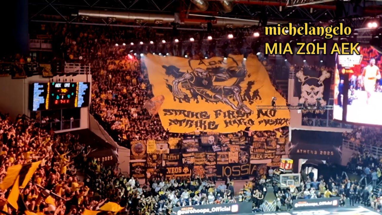 ΠΑΛΕΨΕ ΣΑΝ ΘΗΡΙΟ ΑΛΛΑ ΛΥΓΙΣΕ ΣΤΟ ΤΕΛΟΣ... ΛΑΒΑ Ο ΚΟΣΜΟΣ ΜΑΚΑΡΙ ΠΑΝΤΑ ΕΤΣΙ!!! #AEKMAL #FinalFour