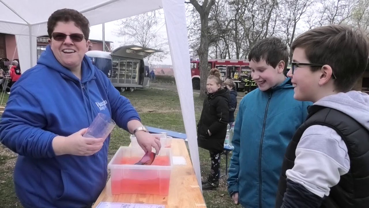 Weltwassertag 2019 am Wasserturm in Burg