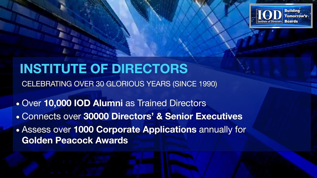 IOD Corporate Video (IOD's Journey of Excellence)