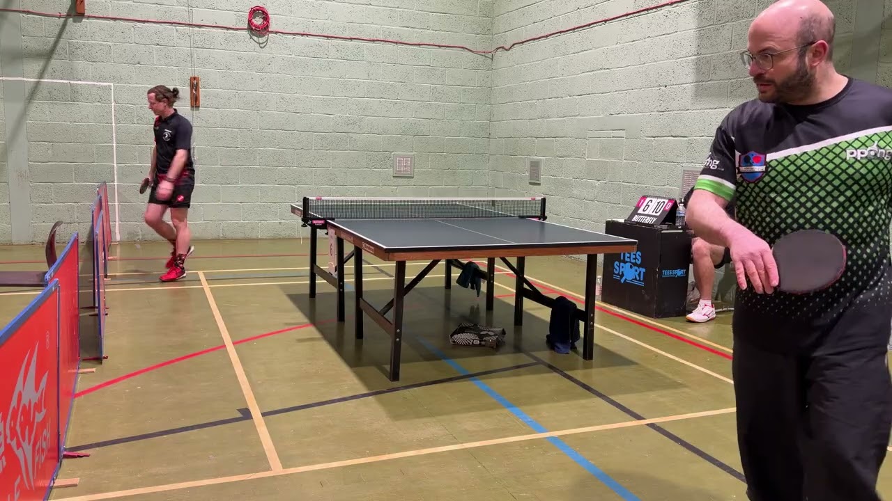 Rory Scott vs Dudi Dubiner Horsham Spinners TTC 2 Star Burgess Hill Veterans Group