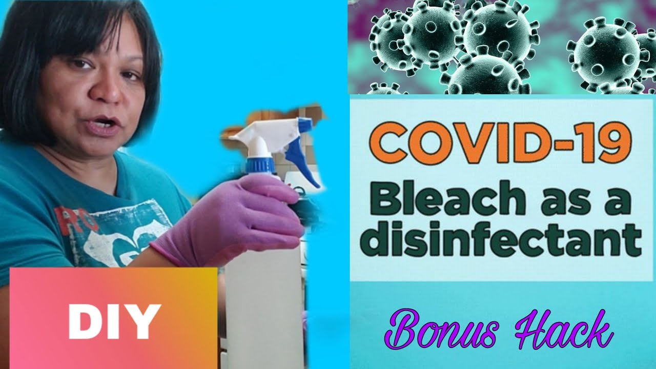 DIY Bleach Disinfectant Spray
