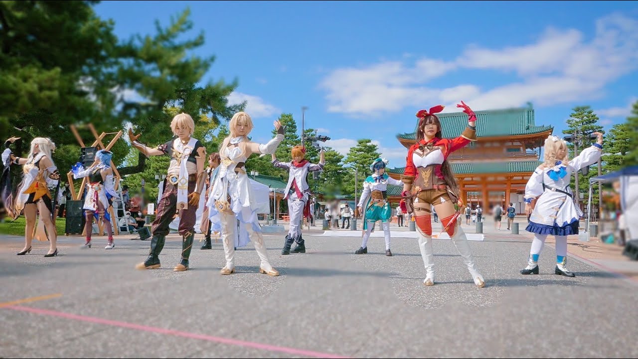 【古都コス】原神　コスプレパフォーマンス【Huntress】