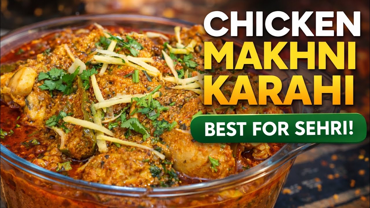 Chicken Makhni Karahi (Ramadan Special)