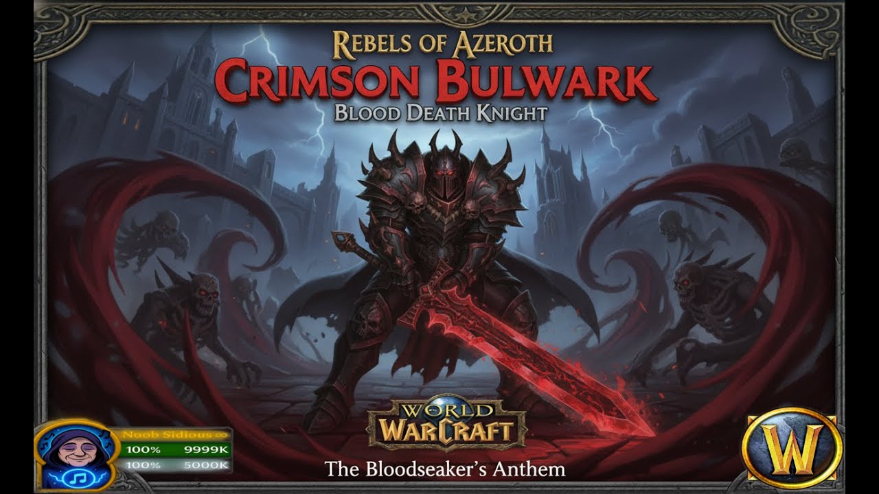🎧How Hard Do You Bleed, Tank? 🩸 | Blood DK Rock Anthem (Crimson Bulwark)