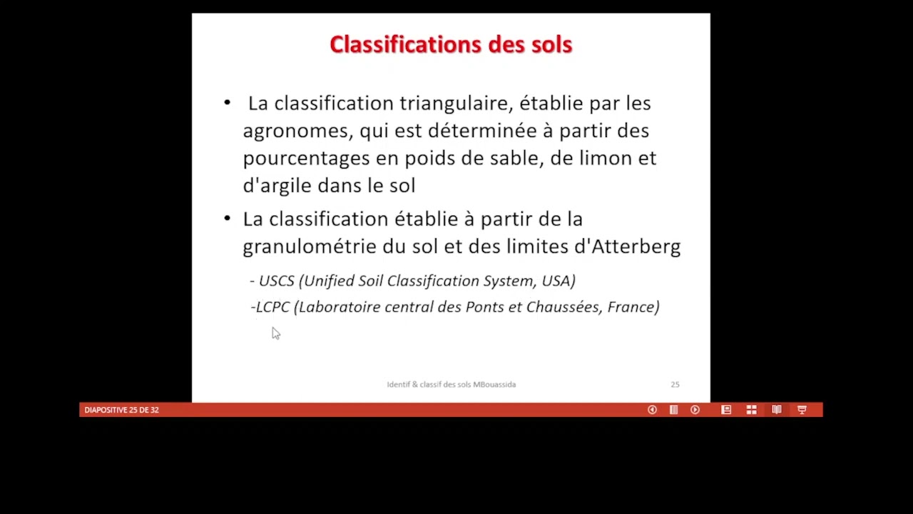 Identification et classification des sols - 2ème partie