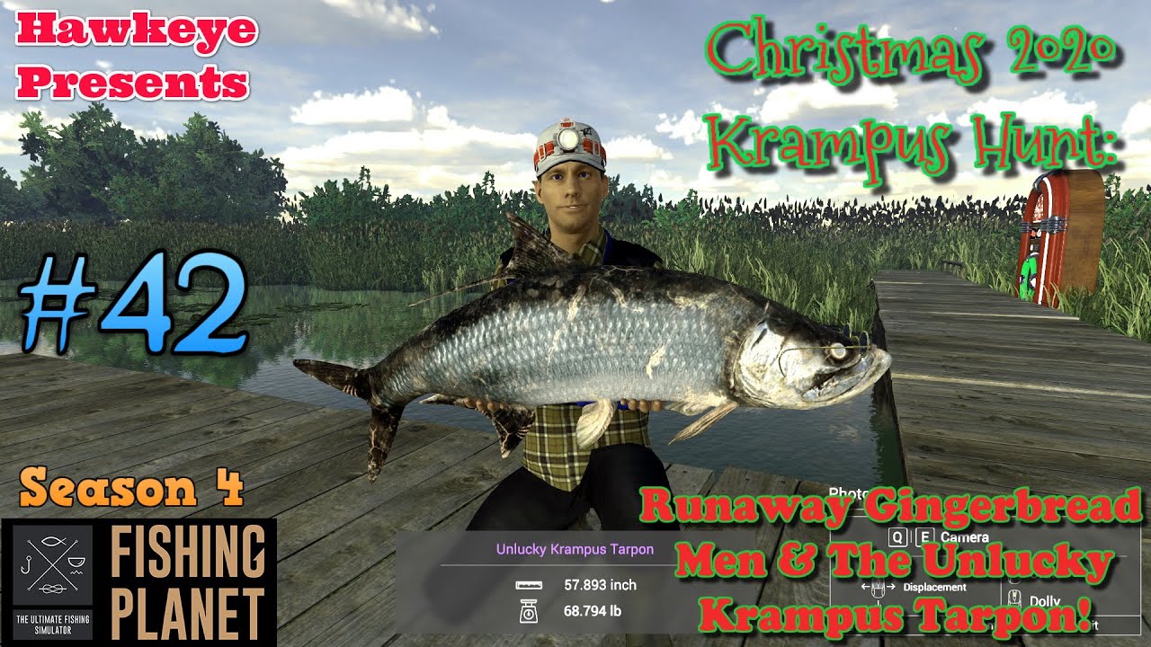 Fishing Planet #42 - S4 | Christmas 2020: Runaway Gingerbread Men & The Unlucky Krampus Tarpon!