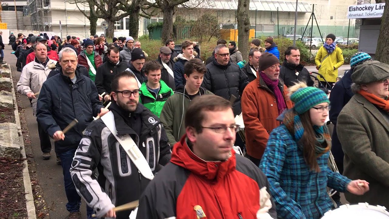 Marschiebig Wettstai Clique am 24. J&auml;nner 2016 in dr G80