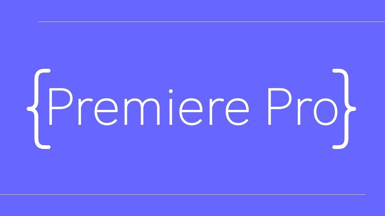 Tutoriel Premiere Pro CC - Créer un générique déroulant