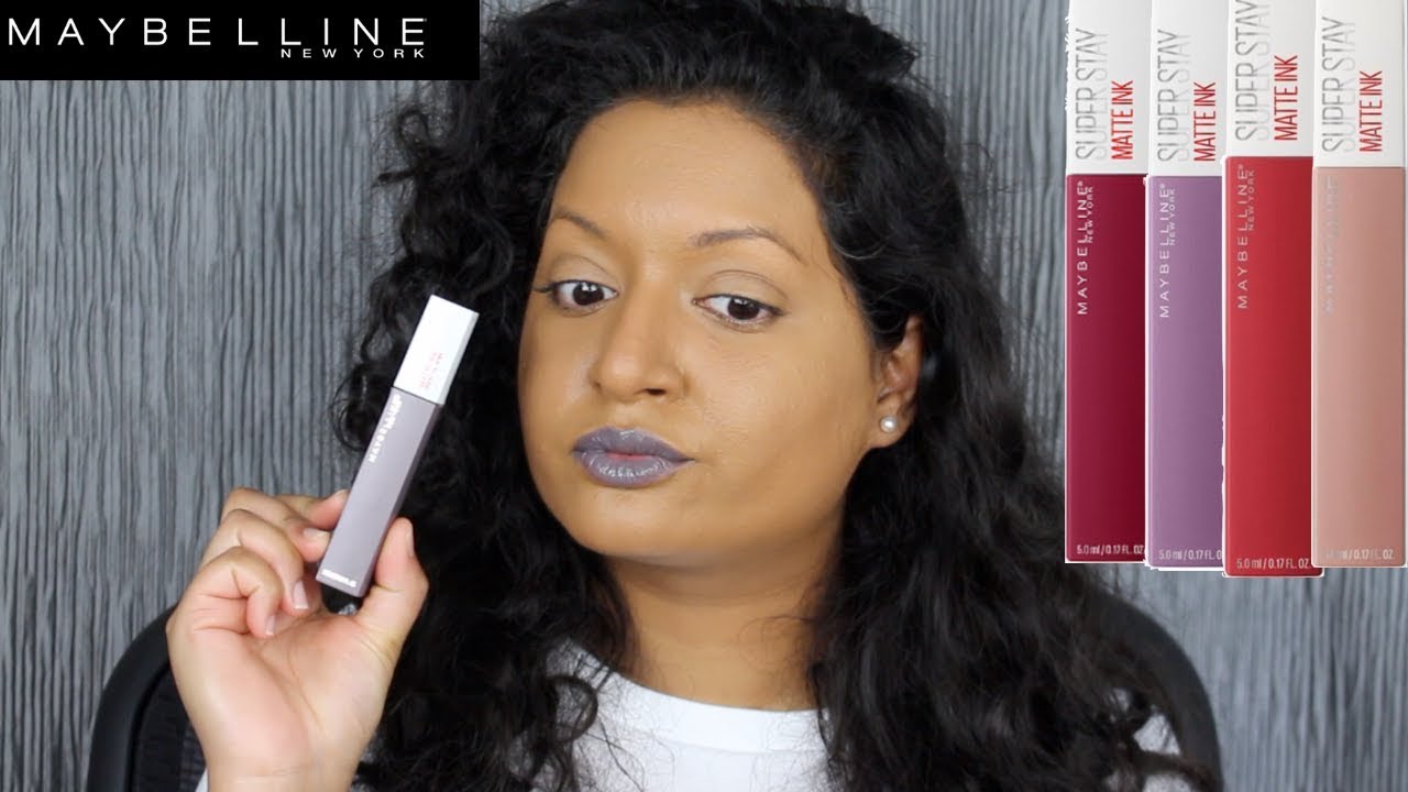 Maybelline SuperStay Matte Ink Lip Color Review
