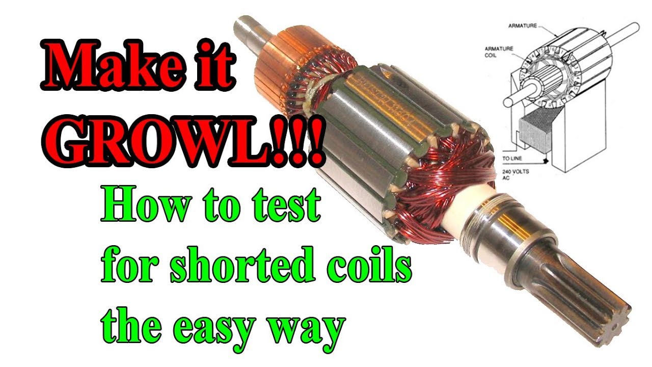 Growler, Used to Test an Armature for Shorted Coils Part 1 (2)