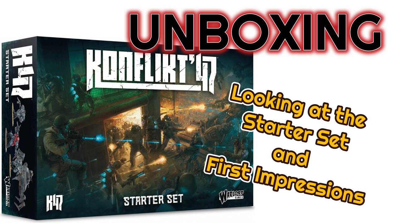 KONFLICT 47 Unboxing the 2 Player Starter Set