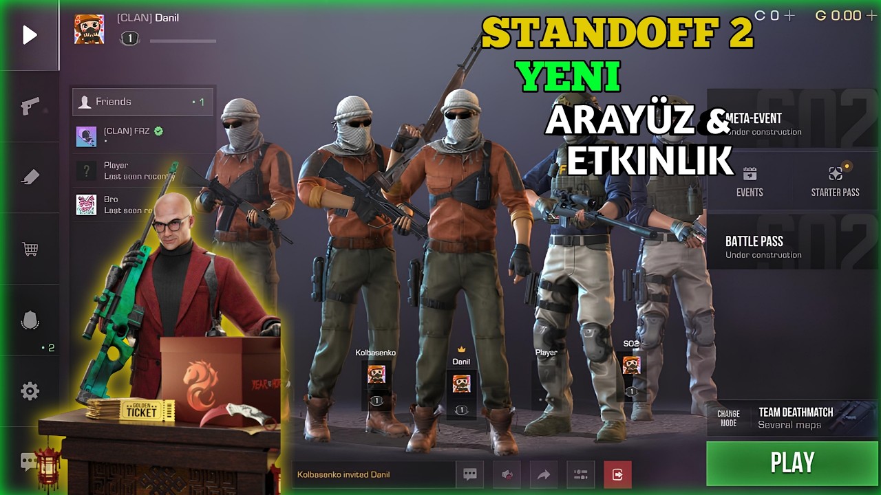 STANDOFF 2 ||| YENİ ARAYÜZ VE ETKİNLİKMİ ||| ETKİNLİK JETONUNU SAKIN KULLANMA |||