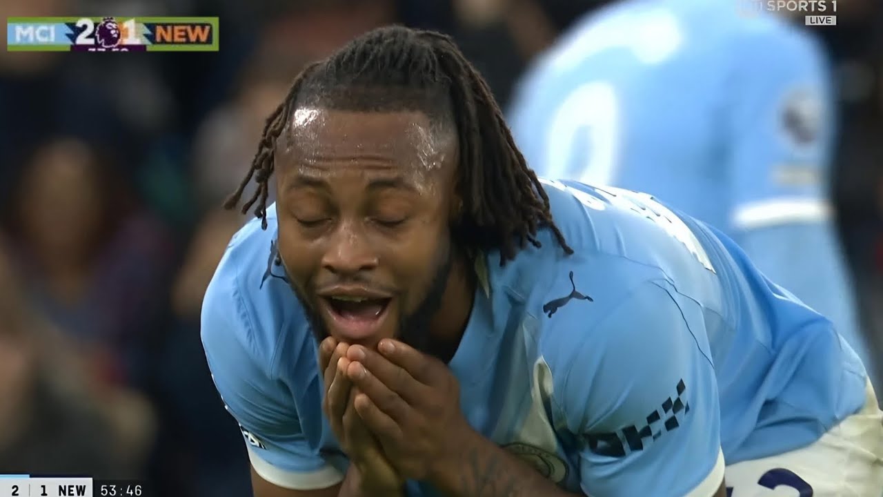SEMENYO SOLIDITY IN MANCHESTER CITY vs NEW CASTLE (2-1) N.O’REILLY GOALS AND L.HALL GOAL 